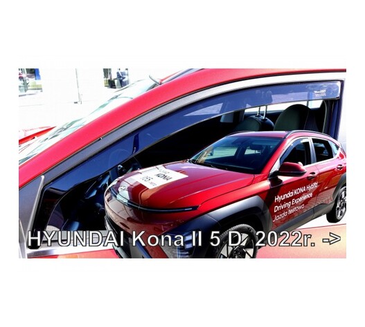 ΑΝΕΜΟΘΡΑΥΣΤΕΣ ΓΙΑ HYUNDAI KONA 5D 04/2023+ ΣΕΤ ΑΥΤΟΚΙΝΗΤΟΥ ΑΠΟ ΕΥΚΑΜΠΤΟ ΦΙΜΕ ΠΛΑΣΤΙΚΟ HEKO - 4 ΤΕΜ.
