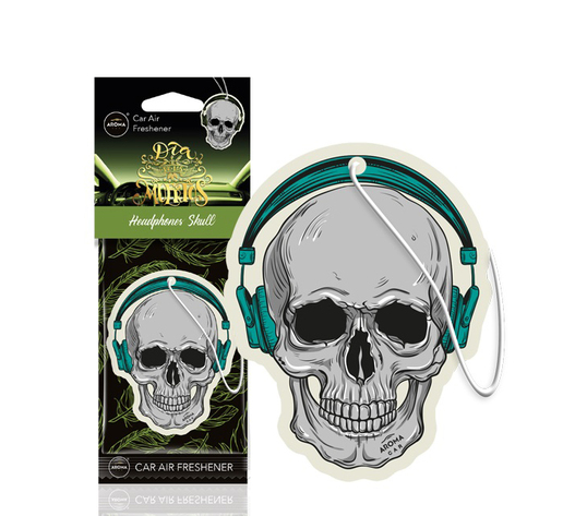Amio - ΑΡΩΜΑΤΙΚΟ ΚΡΕΜΑΣΤΟ AROMA CAR MUERTOS HEADPHONES SKULL - 1 TEM. (A83277/AM)
