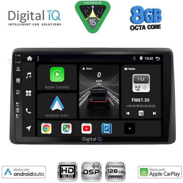 DIGITAL IQ BXF 7104_CPAA (10inc) MULTIMEDIA TABLET for DACIA DUSTER mod. 2019-2026