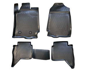 ΠΑΤΑΚΙΑ ΣΕ ΣΚΑΦΗ TPE ΛΑΣΤΙΧΟ ΓΙΑ FORD RANGER 4D 2011+  ΣΕ ΜΑΥΡΟ ΧΡΩΜΑ NOVLINE - 4 ΤΕΜ.