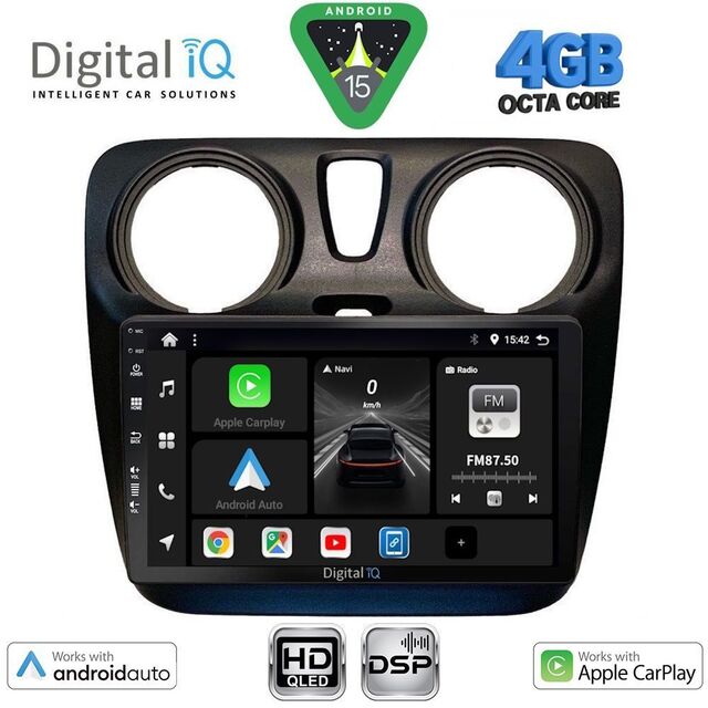 DIGITAL IQ BXF 16112_CPAA (9inc) MULTIMEDIA TABLET for DACIA DOKKER 2012-2022