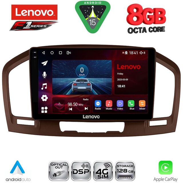 LENOVO SSR 10491BR_CPA (9inc) MULTIMEDIA TABLET for OPEL INSIGNIA  mod.2008-2013 (BROWN)