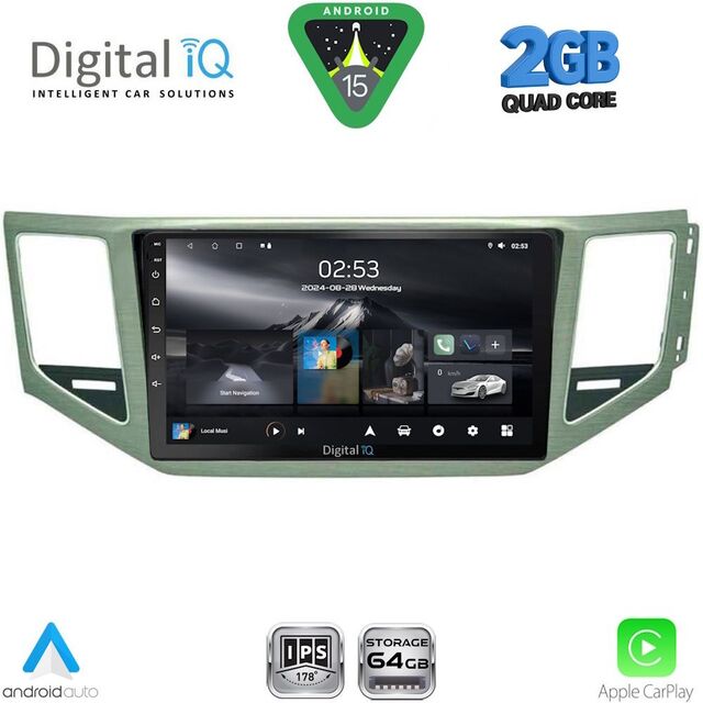 DIGITAL IQ RSD 1745_CPA (SL) (10inc) MULTIMEDIA TABLET for VW GOLF SPORTSVAN mod. 2014-2020