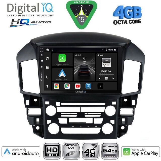 DIGITAL IQ BXK 19344_CPAA (9inc) MULTIMEDIA TABLET for LEXUS RX 300 mod. 1998-2003