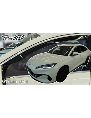 Heko - Ανεμοθραύστες για Byd Seal 6 4 Doors 2024+ Ζευγάρι Απο Εύκαμπτο Φιμέ Πλαστικό - 2 τεμ. (ΑΝΕΜ.11316)