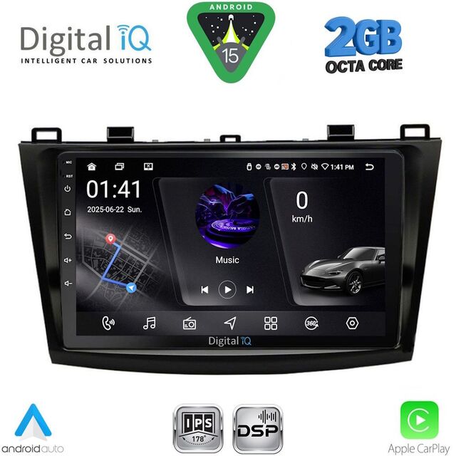 DIGITAL IQ RSF 4366_CPA (9inc) MULTIMEDIA TABLET for MAZDA 3 mod. 2009-2014