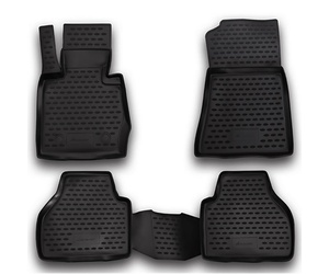 ΠΑΤΑΚΙΑ ΣΕ ΣΚΑΦΗ TPE ΛΑΣΤΙΧΟ ΓΙΑ BMW X3 F25 2010-2017  ΣΕ ΜΑΥΡΟ ΧΡΩΜΑ NOVLINE - 4 ΤΕΜ.