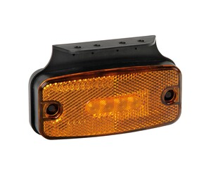 ΦΩΣ ΟΓΚΟΥ S19 4 LED ΠΟΡΤΟΚΑΛΙ 10/30V ΜΕ ΑΝΑΚΛΑΣΤΗΡΑ 114x54 mm 1ΤΕΜ.