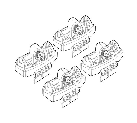 ΑΚΡΑ ΓΙΑ ΜΠΑΡΕΣ NORDRIVE ΓΙΑ NISSAN QASHQAI 03/07+ KIT