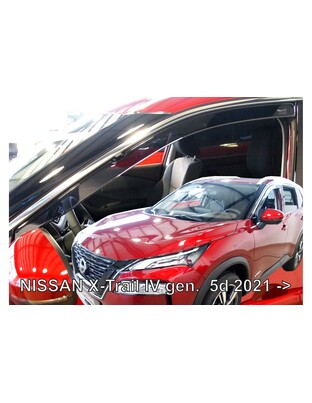 ΑΝΕΜΟΘΡΑΥΣΤΕΣ ΓΙΑ NISSAN X-TRAIL 5D 2021+ ΖΕΥΓΑΡΙ ΑΠΟ ΕΥΚΑΜΠΤΟ ΦΙΜΕ ΠΛΑΣΤΙΚΟ HEKO - 2 ΤΕΜ.