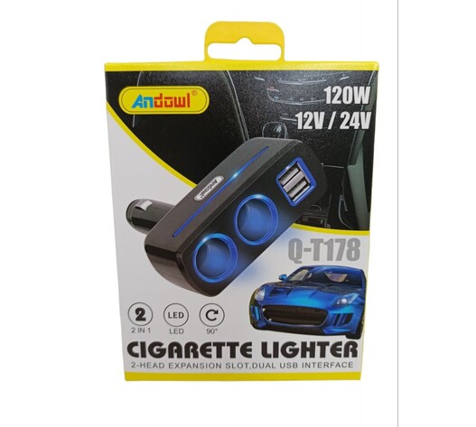 ΦΟΡΤΙΣΤΗΣ ΑΥΤΟΚΙΝΗΤΟΥ ΜΕ LED ΦΩΤΙΣΜΟ ANDOWL Q-T178