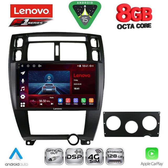 LENOVO SSR 10241BL_CPA (10inc) MULTIMEDIA TABLET for HYUNDAI TUCSON mod. 2004-2010 (BLACK)