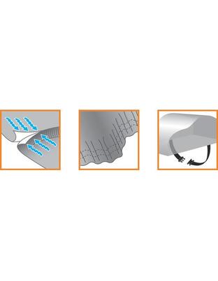 Lampa - 4 Seasons AG-1 Κουκούλα Αυτοκινήτου για Citroen DS3 3/5 doors 03/2010 > 05/2019 Aδιάβροχη με Aπαλή Eσωτερική Eπένδυση από 100% PEVA Μη Τοξικό Βινύλιο με Διαστάσεις: 400x170x160 cm - 1 τεμ. (L2045.5)