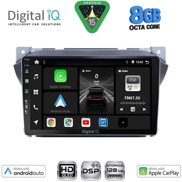 DIGITAL IQ BXF 18670_CPAA (9inc) MULTIMEDIA TABLET for SUZUKI ALTO - NISSAN PIXO mod. 2009-2014