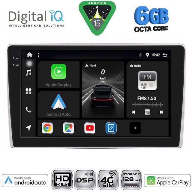 DIGITAL IQ BXF 17028_CPAA (9inc) MULTIMEDIA TABLET for ALFA ROMEO MITO mod. 2008-2018