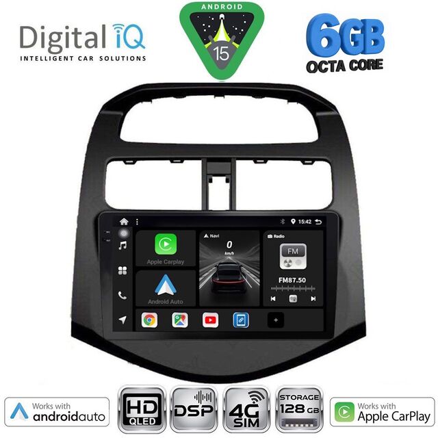 DIGITAL IQ BXF 17078A_CPAA (9inc) MULTIMEDIA TABLET for CHEVROLET SPARK mod. 2009-2015