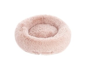 ΣΤΡΟΓΓΥΛΟ FLUFFY ΚΡΕΒΑΤΙ ΚΑΤΟΙΚΙΔΙΩΝ ΡΟΖ 70cm SD-01623