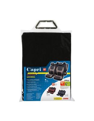 Καλύμματα Καθισμάτων CAPRI SET 4τεμ. Μαύρο/Κόκκινο