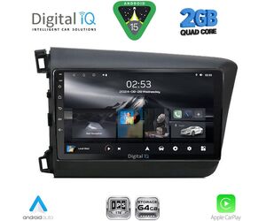 DIGITAL IQ RSD 11904D_CPA (9inc) MULTIMEDIA TABLET for HONDA CIVIC  4Doors mod. 2012-2016