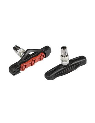 ΤΑΚΑΚΙΑ ΦΡΕΝΩΝ ΠΟΔΗΛΑΤΟΥ (CITY/MTB BIKE) PREMIUM 72mm PF-12 ΜΑΥΡΟ/ΚΟΚΚΙΝΟ 2ΤΕΜ.