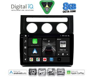 DIGITAL IQ BXK 20767_CPAA CLIMA (10inc) MULTIMEDIA TABLET for VW TOURAN mod. 2003-2010