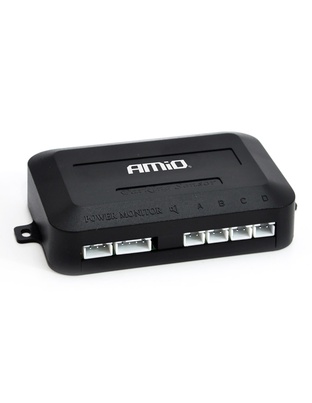 Amio – Σύστημα Παρκαρίσματος 12V με 4 Αισθητήρες Ασημί 22mm & Οθόνη LED για Ακριβή Ένδειξη Απόστασης & Ασφαλές Παρκάρισμα – 1 Τεμ. (01564/AM)