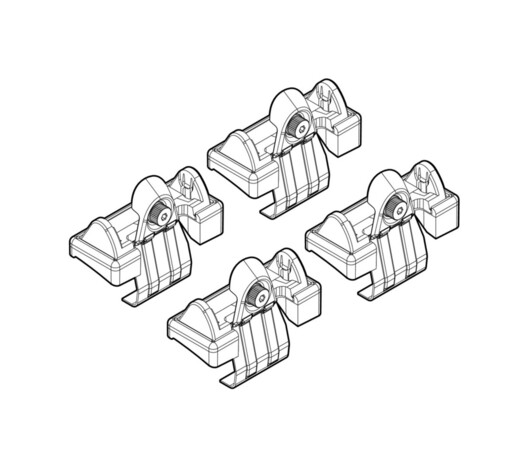 ΑΚΡΑ ΓΙΑ ΜΠΑΡΕΣ NORDRIVE ΓΙΑ FIAT BRAVO 02/07+ KIT