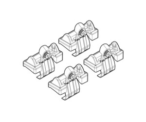 ΑΚΡΑ ΓΙΑ ΜΠΑΡΕΣ NORDRIVE ΓΙΑ FIAT BRAVO 02/07+ KIT