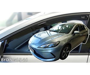 Heko - Ανεμοθραύστες για Byd Seal 5 4 Doors 2025+ Ζευγάρι Απο Εύκαμπτο Φιμέ Πλαστικό - 2 τεμ. (ΑΝΕΜ.11314)