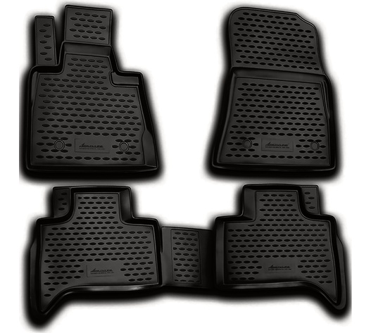 ΠΑΤΑΚΙΑ ΣΕ ΣΚΑΦΗ TPE ΛΑΣΤΙΧΟ ΓΙΑ BMW X5 2000-2007  ΣΕ ΜΑΥΡΟ ΧΡΩΜΑ NOVLINE - 4 ΤΕΜ.
