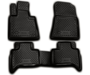 ΠΑΤΑΚΙΑ ΣΕ ΣΚΑΦΗ TPE ΛΑΣΤΙΧΟ ΓΙΑ BMW X5 2000-2007  ΣΕ ΜΑΥΡΟ ΧΡΩΜΑ NOVLINE - 4 ΤΕΜ.