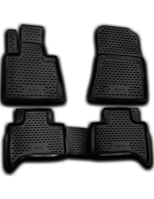 ΠΑΤΑΚΙΑ ΣΕ ΣΚΑΦΗ TPE ΛΑΣΤΙΧΟ ΓΙΑ BMW X5 2000-2007  ΣΕ ΜΑΥΡΟ ΧΡΩΜΑ NOVLINE - 4 ΤΕΜ.
