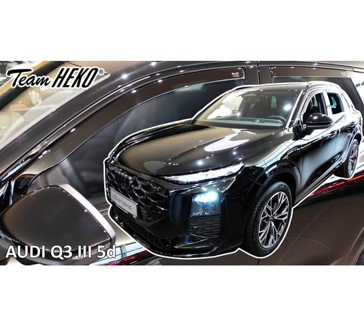 Heko - Ανεμοθραύστες Παραθύρων Για Audi Q3 (F3) III 2025 > 5πορτο υλικό Acrylic Χρώμα Φιμέ - 4 τεμ. (ΑΝΕΜ.SET20204)