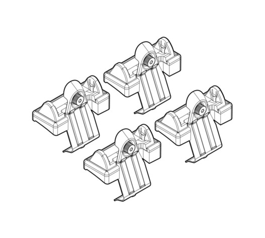 ΑΚΡΑ ΓΙΑ ΜΠΑΡΕΣ NORDRIVE ΓΙΑ FIAT GRANDE PUNTO 3D/5D 09/05-04/12 KIT
