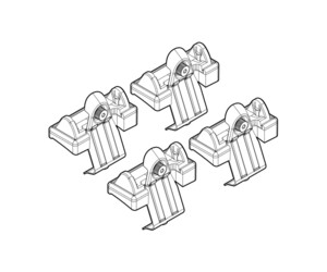 ΑΚΡΑ ΓΙΑ ΜΠΑΡΕΣ NORDRIVE ΓΙΑ FIAT GRANDE PUNTO 3D/5D 09/05-04/12 KIT