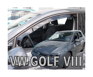 ΑΝΕΜΟΘΡΑΥΣΤΕΣ ΓΙΑ VW GOLF 8 5D 2020+ ΖΕΥΓΑΡΙ ΑΠΟ ΕΥΚΑΜΠΤΟ ΦΙΜΕ ΠΛΑΣΤΙΚΟ HEKO - 2 ΤΕΜ.