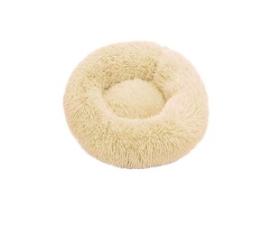ΣΤΡΟΓΓΥΛΟ FLUFFY ΚΡΕΒΑΤΙ ΚΑΤΟΙΚΙΔΙΩΝ ΚΙΤΡΙΝΟ 60cm SD-01622