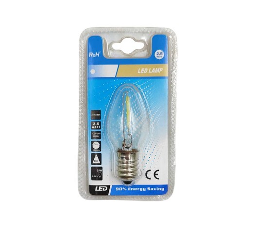 LED ΛΑΜΠΑ 2.5W 200LUMEN ΛΕΥΚΟ ΦΩΣ