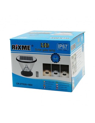 RIXME ΕΞΩΤΕΡΙΚΗ ΛΑΜΠΑ ΕΠΙΔΑΠΕΔΙΑ SOLAR CR-ZTD20-1004
