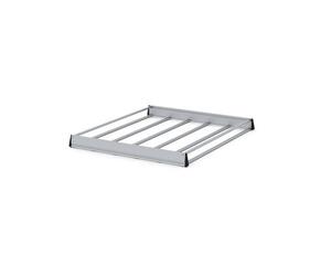 ΣΧΑΡΑ ΟΡΟΦΗΣ KARGO RACK 140x130cm ΣΙΔΕΡΕΝΙΑ ΜΕ ΠΛΑΙΝΑ ΠΡΟΦΙΛ ΑΛΟΥΜΙΝΙΟΥ