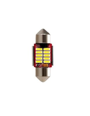 ΛΑΜΠΑΚΙ ΠΛΑΦΟΝΙΕΡΑΣ 12V 12x31mm 150lm ΛΕΥΚΟ MEGA-LED10 (ΔΙΠΛΗΣ ΠΟΛΙΚΟΤΗΤΑΣ- CAN-BUS) BLISTER 1ΤΕΜ.