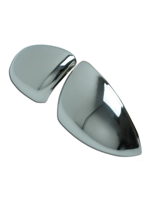 ΚΑΠΑΚΙΑ ΚΑΘΡΕΠΤΩΝ ΓΙΑ OPEL CORSA D HB 5D / 3D 2006-2015 / OPEL CORSA E HB 5D 2015+ ΧΡΩΜΙΟΥ 2 ΤΕΜ. ΜΕΤΑΛΛΙΚΑ