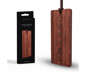 Fresso - Ξύλινο Κρεμαστό Αρωματικό Αυτοκινήτου Gentleman - 1 τεμ. (159020/FRE)