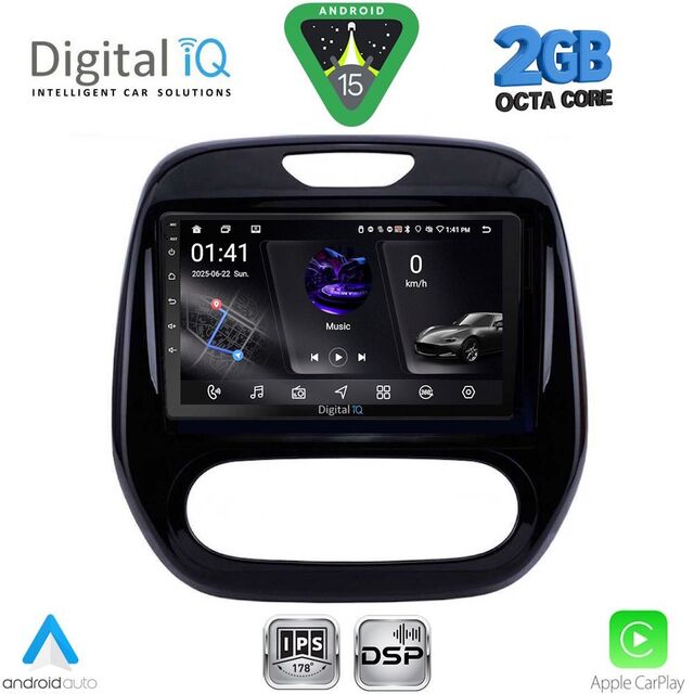 DIGITAL IQ RSF 4542_CPA (9inc) MULTIMEDIA TABLET for RENAULT CAPTUR mod. 2013-2019