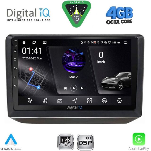 DIGITAL IQ RSG 6581_CPA (10inc) MULTIMEDIA TABLET for SKODA FABIA mod. 2008-2014