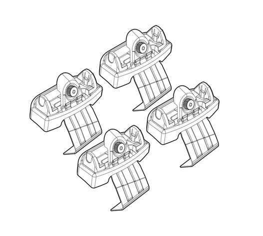 ΑΚΡΑ ΓΙΑ ΜΠΑΡΕΣ NORDRIVE ΓΙΑ FORD C-MAX 11/10+ KIT