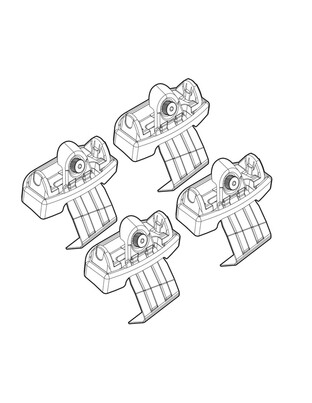 ΑΚΡΑ ΓΙΑ ΜΠΑΡΕΣ NORDRIVE ΓΙΑ FORD C-MAX 11/10+ KIT