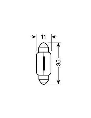 ΛΑΜΠΑ ΣΩΛΗΝΩΤΗ C5W/12V SV8,5x8
