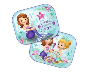 Amio - ΗΛΙΟΠΡΟΣΤΑΣΙΕΣ ΠΛΑΙΝΕΣ SOFIA THE FIRST ΜΕ ΒΕΝΤΟΥΖΑ (44x35cm) – 2 ΤΕΜ. (S9306/AM)