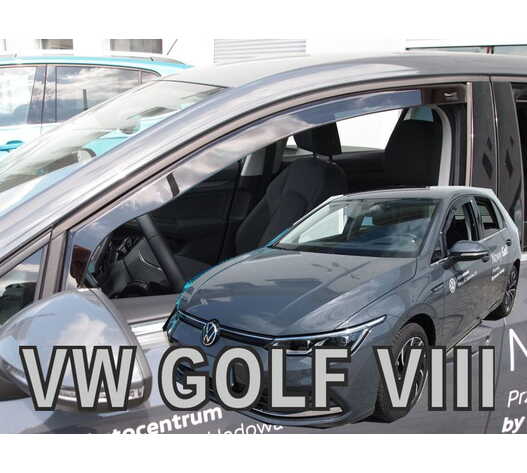 ΑΝΕΜΟΘΡΑΥΣΤΕΣ ΓΙΑ VW GOLF 8 VARIANT 5D 2020+ ΣΕΤ ΑΥΤΟΚΙΝΗΤΟΥ ΑΠΟ ΕΥΚΑΜΠΤΟ ΦΙΜΕ ΠΛΑΣΤΙΚΟ HEKO - 4 ΤΕΜ.